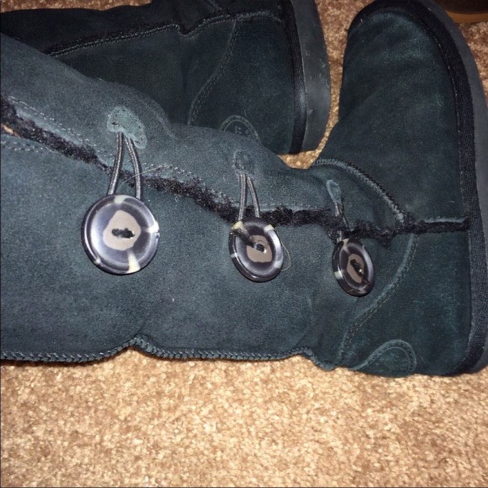 Black American eagle boots